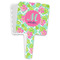Preppy Hibiscus Hand Mirror (Personalized)
