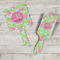 Preppy Hibiscus Hand Mirrors - In Context