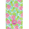 Preppy Hibiscus Hand Towel (Personalized) Full