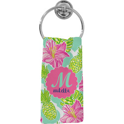 Preppy Hibiscus Hand Towel - Full Print (Personalized)