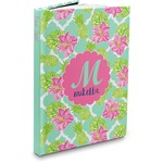 Preppy Hibiscus Hardbound Journal - 7.25" x 10" (Personalized)