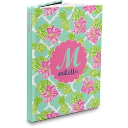Preppy Hibiscus Hardbound Journal (Personalized)