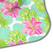 Preppy Hibiscus Hooded Baby Towel- Detail Corner