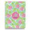 Preppy Hibiscus House Flags - Double Sided - FRONT