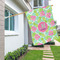 Preppy Hibiscus House Flags - Double Sided - LIFESTYLE
