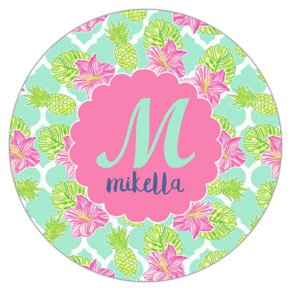 Preppy Hibiscus Icing Circle - Medium - Single