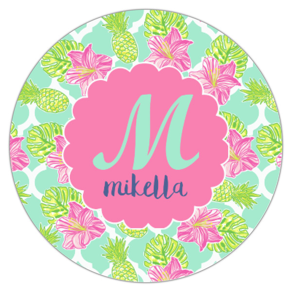 Preppy Hibiscus Icing Circle - XSmall - Single