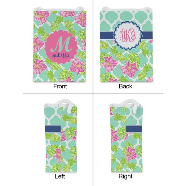 Preppy Hibiscus Jewelry Gift Bag - Matte - Approval