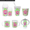 Preppy Hibiscus Kid's Drinkware - Customized & Personalized