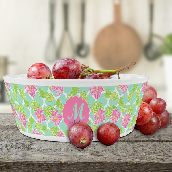 Preppy Hibiscus Kids Bowls - LIFESTYLE