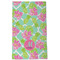 Preppy Hibiscus Kitchen Towel - Poly Cotton - Full Front