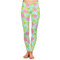 Preppy Hibiscus Ladies Leggings - Extra Large