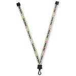 Preppy Hibiscus Lanyard (Personalized)