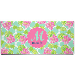 Preppy Hibiscus 3XL Gaming Mouse Pad - 35" x 16" (Personalized)