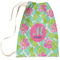Preppy Hibiscus Laundry Bag - Large (Personalized)