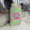 Preppy Hibiscus Large Laundry Bag - In Context