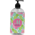 Preppy Hibiscus Plastic Soap / Lotion Dispenser (Personalized)