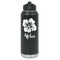 Preppy Hibiscus Laser Engraved Water Bottles - Front View