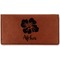 Preppy Hibiscus Leatherette Checkbook Holder (Personalized)