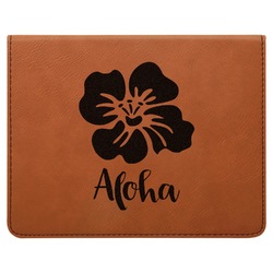 Preppy Hibiscus Leatherette 4-Piece Wine Tool Set (Personalized)