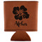 Preppy Hibiscus Leatherette Can Sleeve - Flat