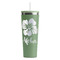 Preppy Hibiscus Light Green RTIC Everyday Tumbler - 28 oz. - Front