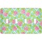 Preppy Hibiscus Light Switch Cover (4 Toggle Plate)