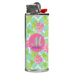 Preppy Hibiscus Case for BIC Lighters (Personalized)