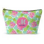 Preppy Hibiscus Makeup Bag (Personalized)