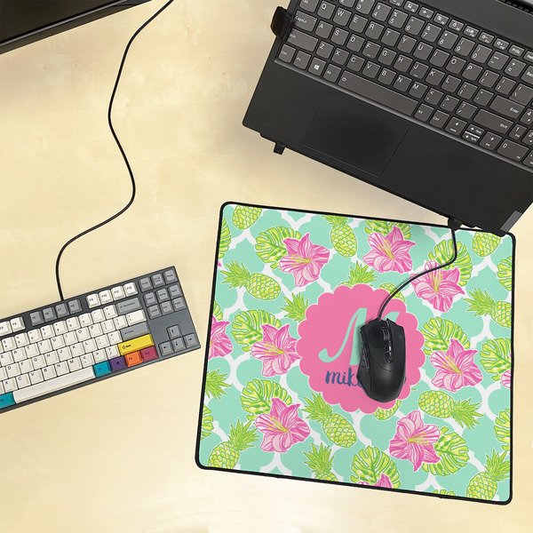 Preppy Hibiscus Medium Gaming Mats - LIFESTYLE
