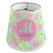 Preppy Hibiscus Poly Film Empire Lampshade - Angle View