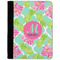 Preppy Hibiscus Notebook Padfolio w/ Name and Initial