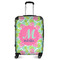 Preppy Hibiscus Suitcase - 24" Medium - Checked (Personalized)