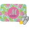 Preppy Hibiscus Memory Foam Bath Mat - 24"x17" (Personalized)