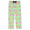 Preppy Hibiscus Mens Pajama Pants - XS