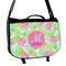 Preppy Hibiscus Messenger Bag (Personalized)
