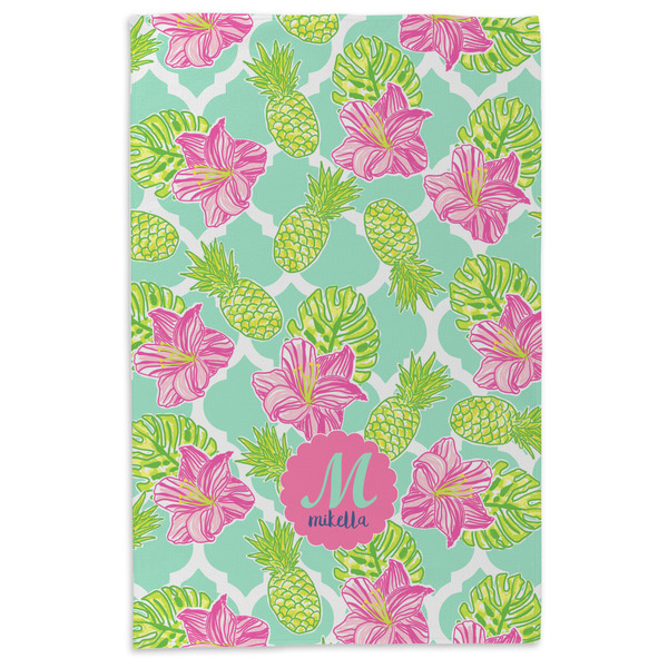 Preppy Hibiscus Microfiber Dish Towel - APPROVAL