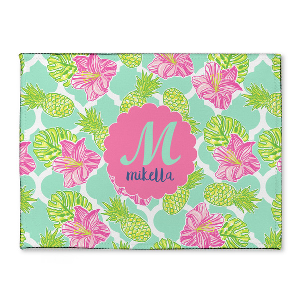 Custom Preppy Hibiscus Microfiber Screen Cleaner (Personalized)