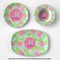 Preppy Hibiscus Microwave & Dishwasher Safe CP Plastic Dishware - Group