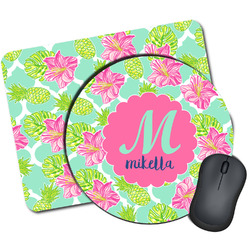 Preppy Hibiscus Mouse Pad (Personalized)
