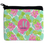 Preppy Hibiscus Rectangular Coin Purse (Personalized)