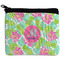 Preppy Hibiscus Rectangular Coin Purse (Personalized)