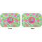 Preppy Hibiscus Octagon Placemat - Double Print Front and Back
