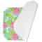 Preppy Hibiscus Octagon Placemat - Single front (folded)