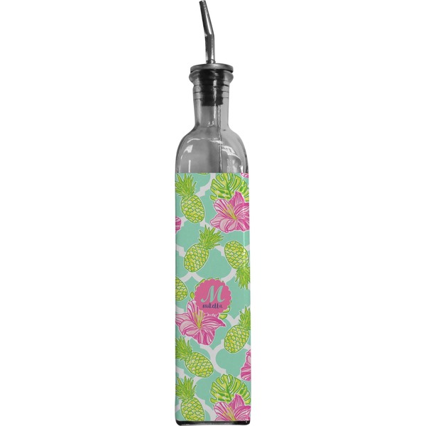 Custom Preppy Hibiscus Oil Dispenser Bottle (Personalized)