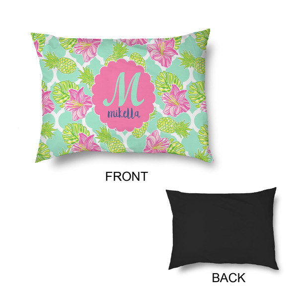 Preppy Hibiscus Outdoor Dog Beds - Small - APPROVAL