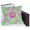 Preppy Hibiscus Outdoor Pillow - 18" (Personalized)