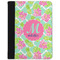 Preppy Hibiscus Padfolio Clipboards - Small - FRONT