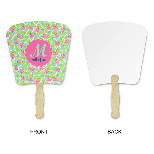 Preppy Hibiscus Paper Fans - Approval