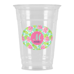 Preppy Hibiscus Party Cups - 16oz (Personalized)